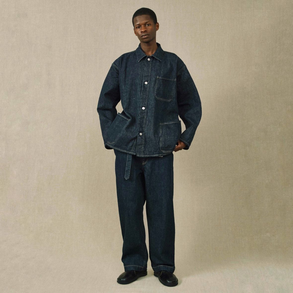 【残り一点】Belted Trousers(ONE WASH)
