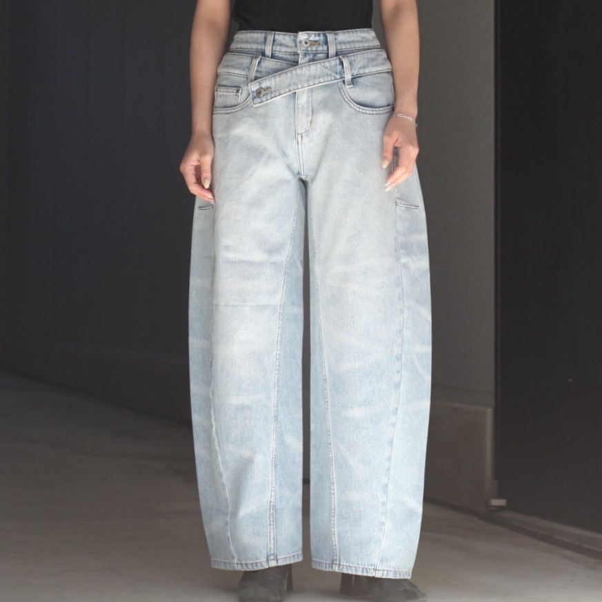 【残り一点】Double Waist Denim Trousers