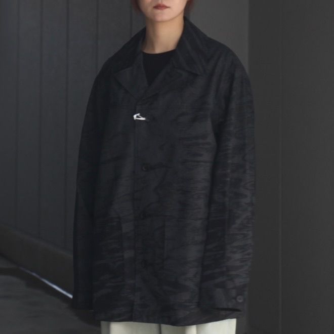 【残り一点】Photo Printed Cotton Gabardine Car Jacket