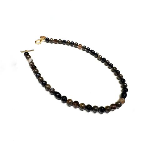 【残り一点】Juzu Necklace(BROWN)