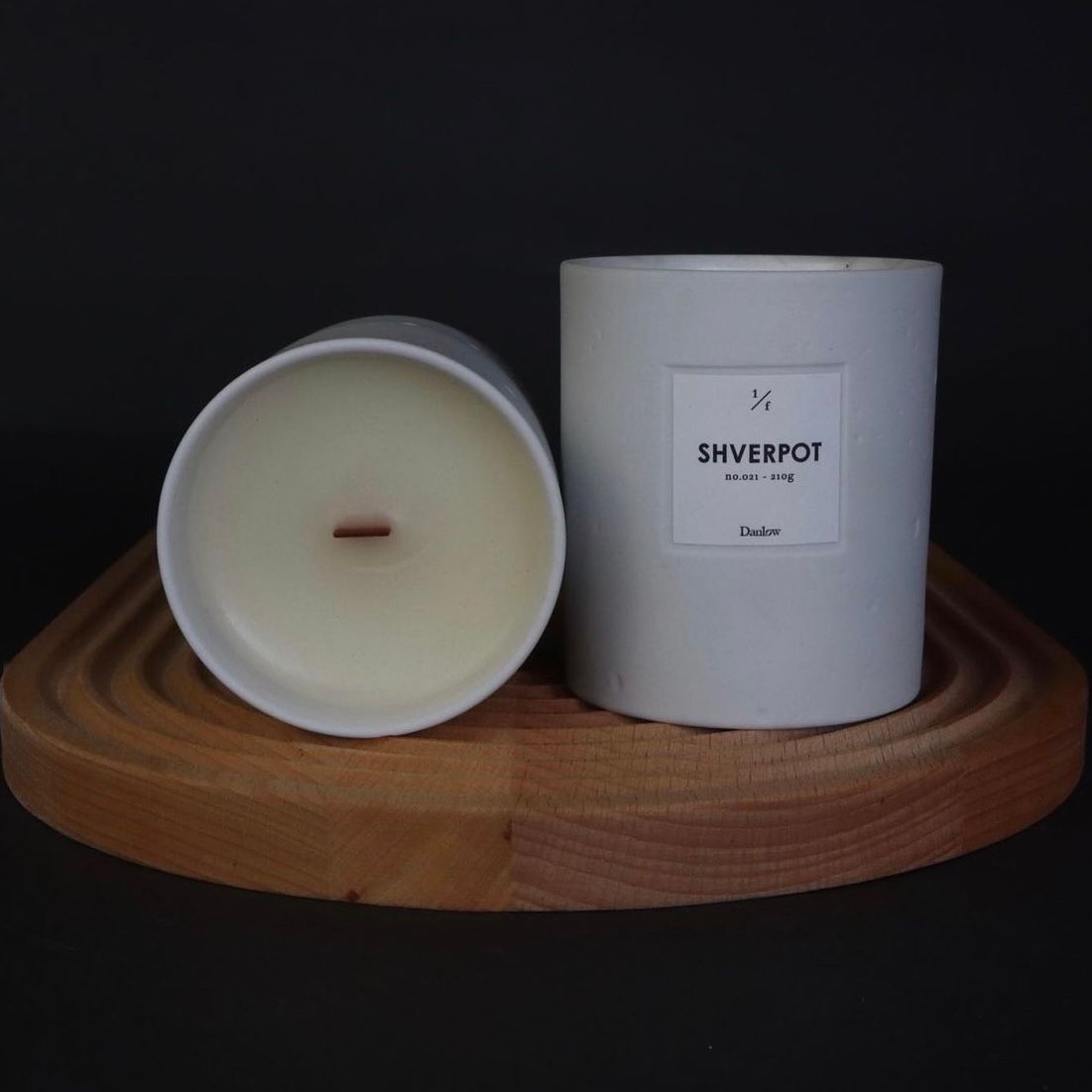 Danlow - 【残りわずか】Fragrance Wood Candle(SHVERPOT) | ACRMTSM