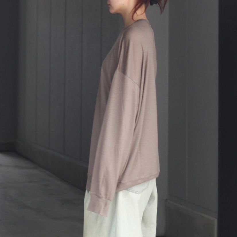 【残り一点】オーバーサイズリラックスウールL/S TEE