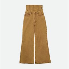 【残り一点】Corset with Wide Denim Pants