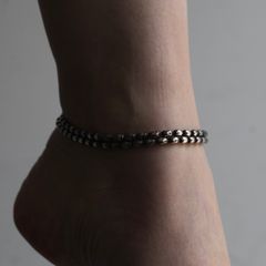 【お取り寄せ注文可能】Narrow Oval Bowl Chain W Anklet