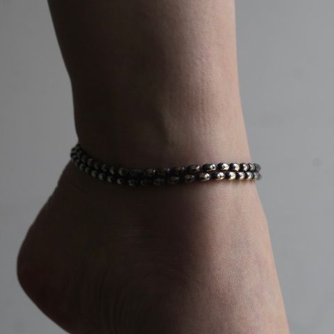 【お取り寄せ注文可能】Narrow Oval Bowl Chain W Anklet