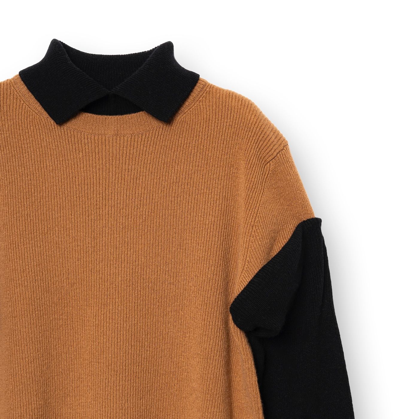 TAN - 【残り一点】Long Sleeves Sweater | ACRMTSM ONLINE STORE