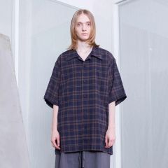 【残り一点】シアーコットンオープンカラーS/Sシャツ