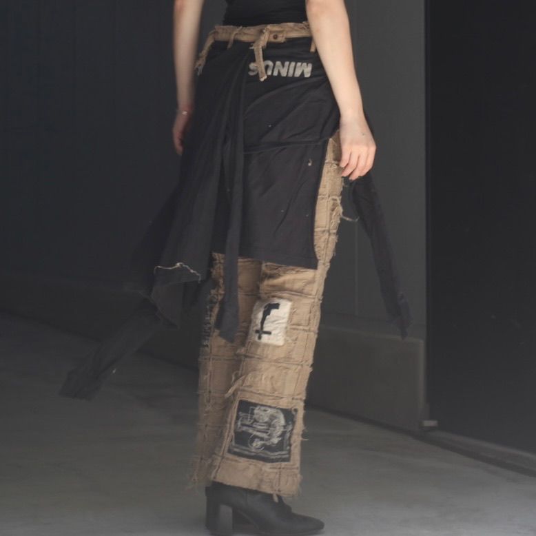 【残り一点】Destroy Work Jeans With Wrapped