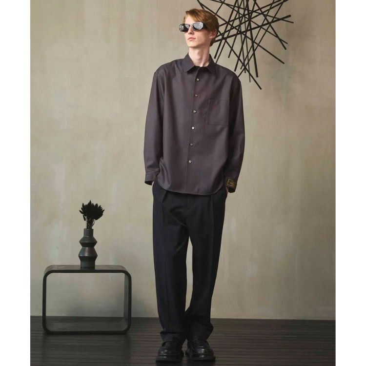 【残り一点】72/2 4Colors Chambray Wool Shirt