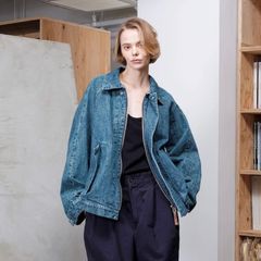 【残り一点】オーバーサイズウォッシュドデニムブルゾン