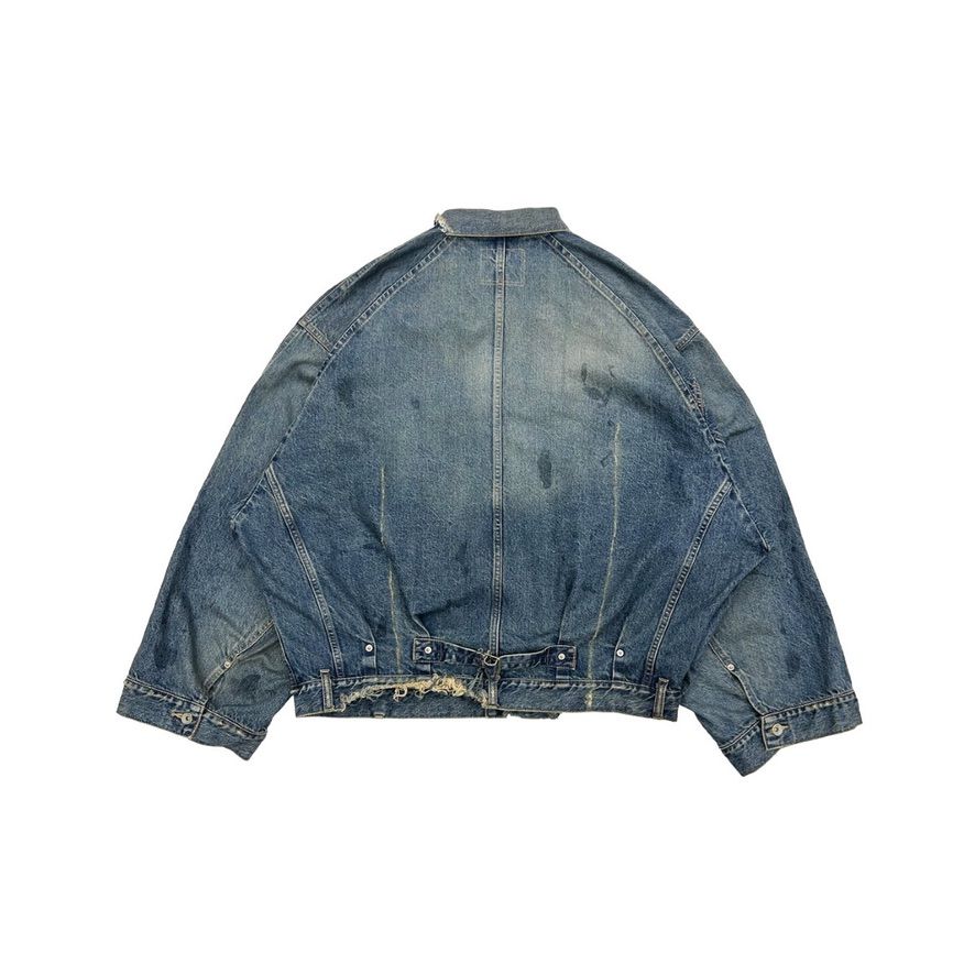【残り一点】"80Year" Damage Denim Jacket