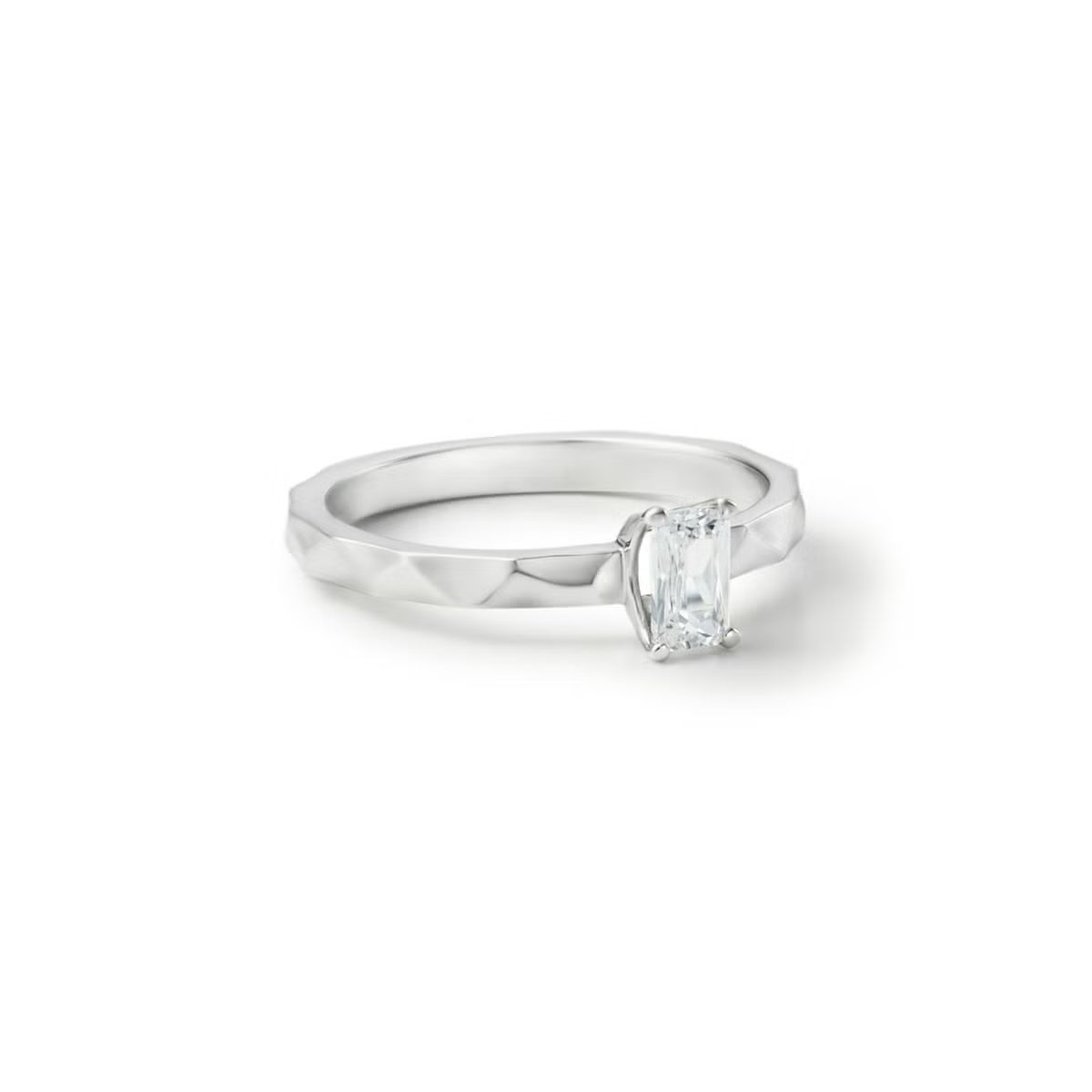 【お取り寄せ注文可能】Quon Square Ring(PLATINUM950)
