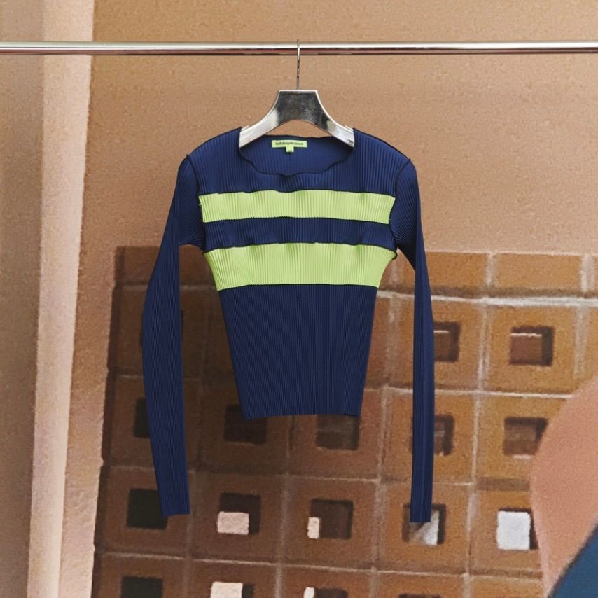 【残り一点】Tiny Border Top