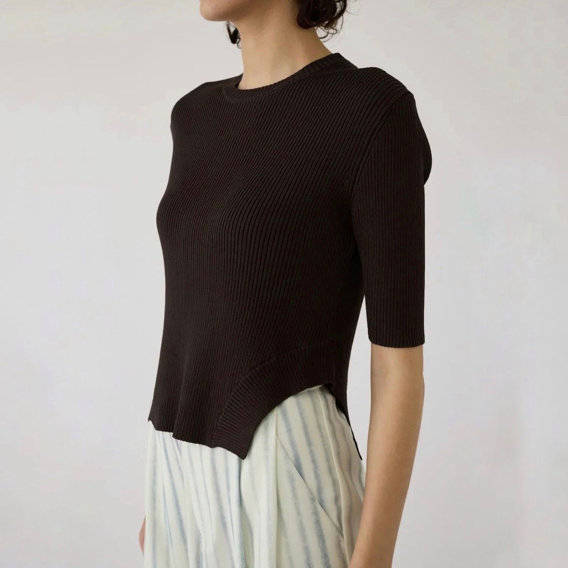 【残り一点】Round Hem Knit Tops