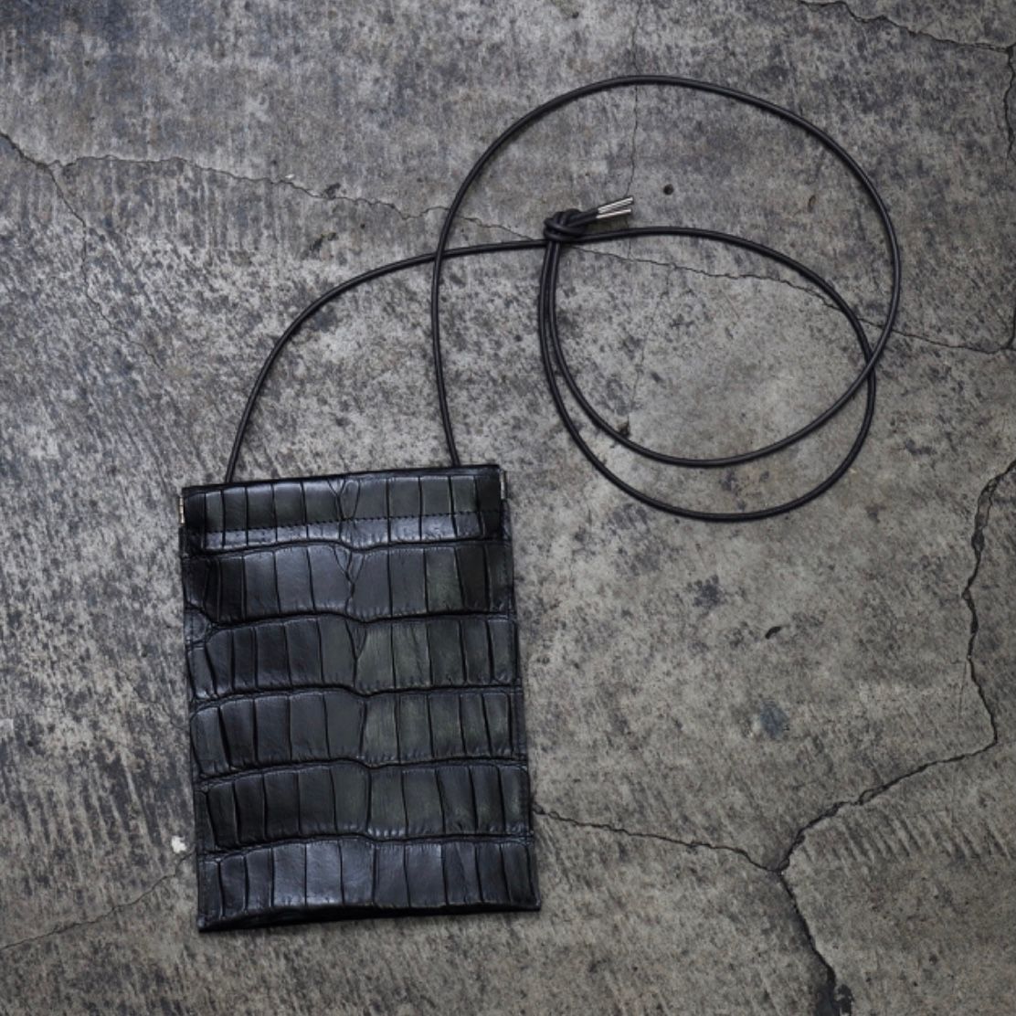 【お取り寄せ注文可能】Spring Cap Bag Mini(CROCODILE)