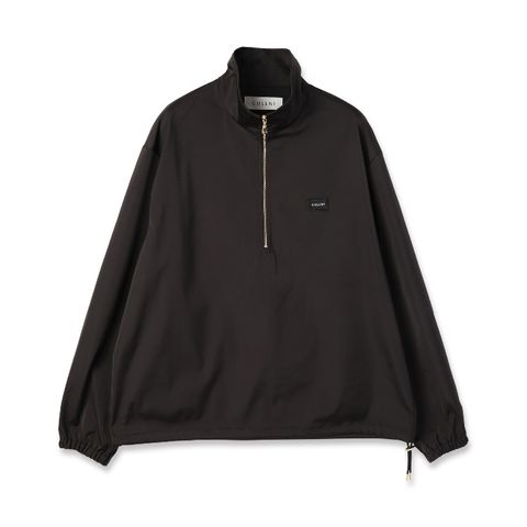 【残り一点】Double Satin Half Zip Embroidery Patch Pullover