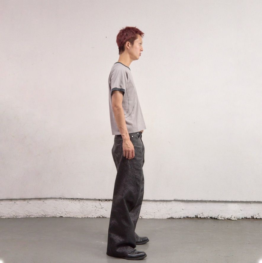 【残り一点】Glitter Twill 3D Twisted Wide Leg 5P Pants