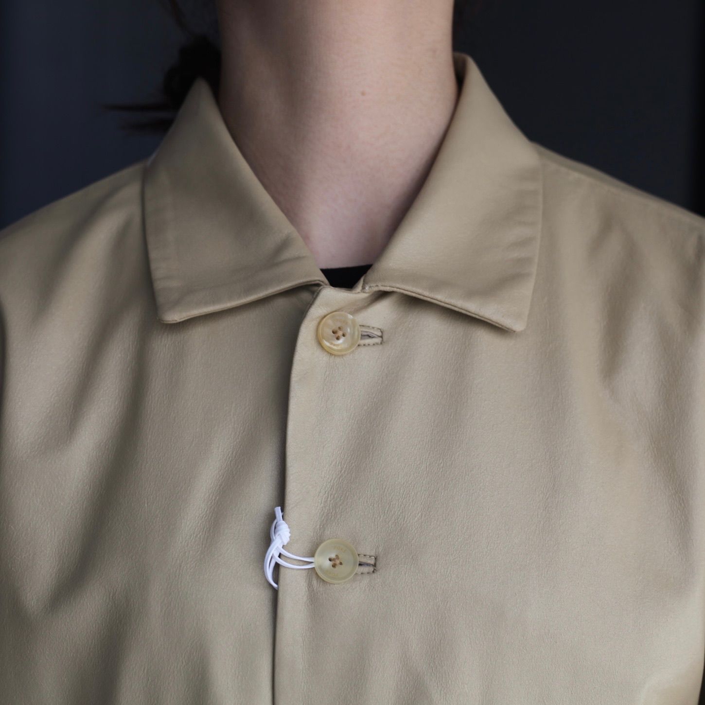 YOKE - 【残り一点】Leather Shirt Jacket | ACRMTSM ONLINE STORE