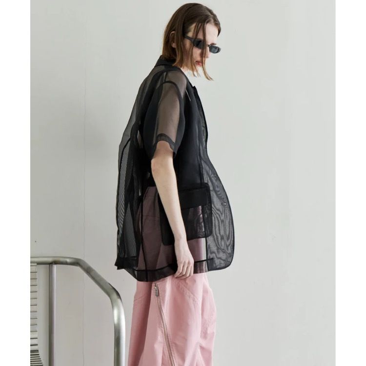 【残り一点】Sheer Half Sleeve Jacket