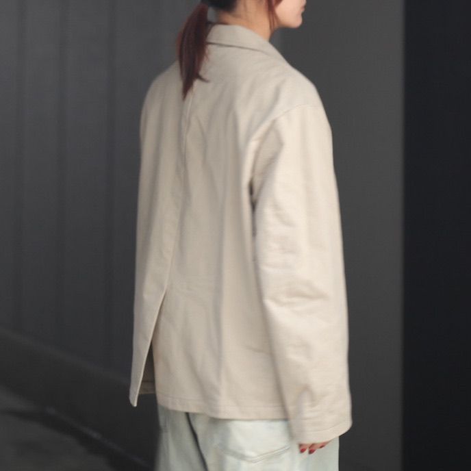 【残り一点】36G Econyl Solid Single Jacket