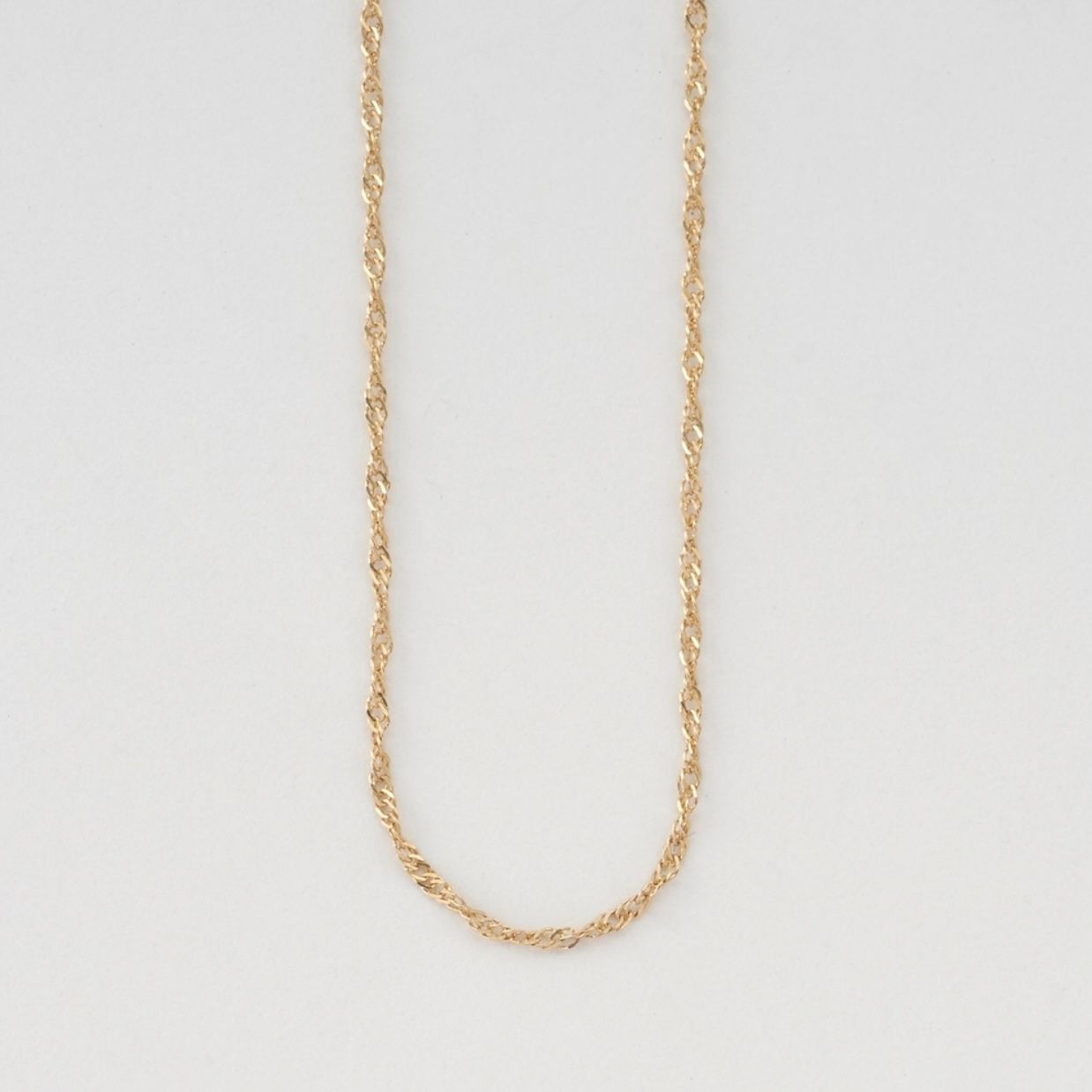 【お取り寄せ注文可能】K10 Twist Chain Necklace