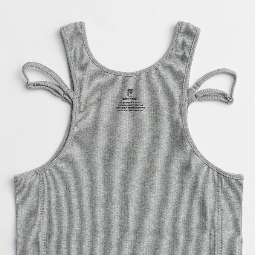 【残り一点】Front Logo Rib Tank Top