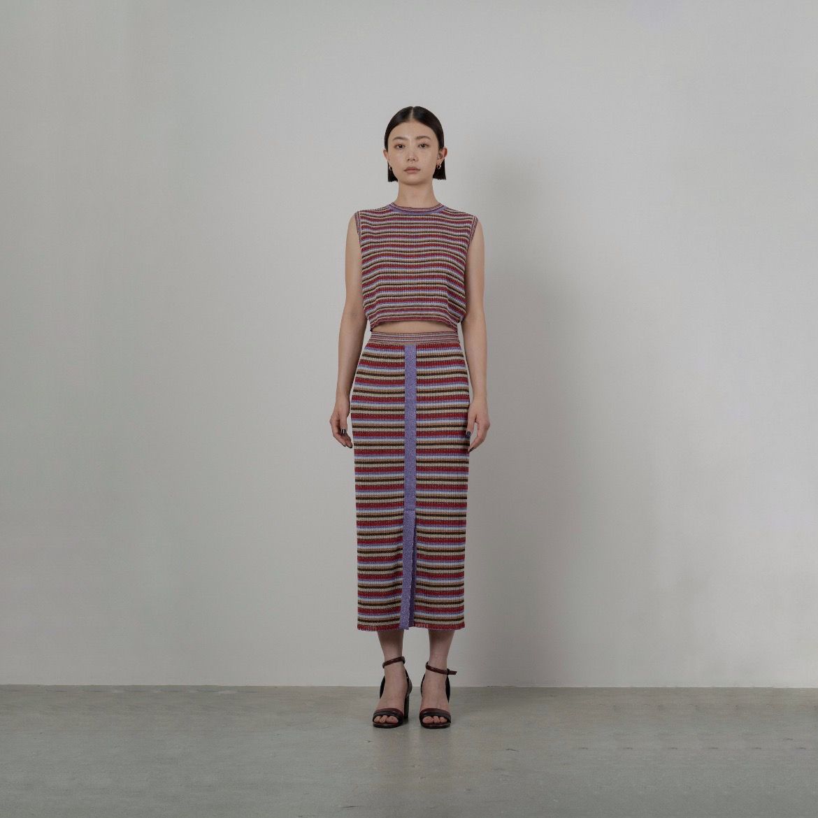 【残り一点】Lulex Multiborder Knitted Tank Top