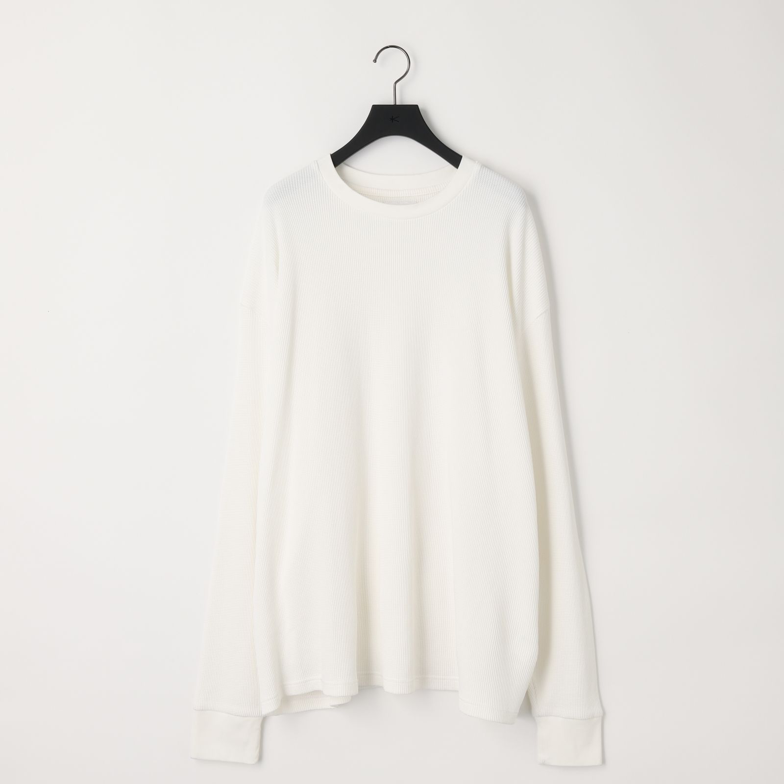 【残り一点】18G Heavy Weight Garment Dye L/S Waffle