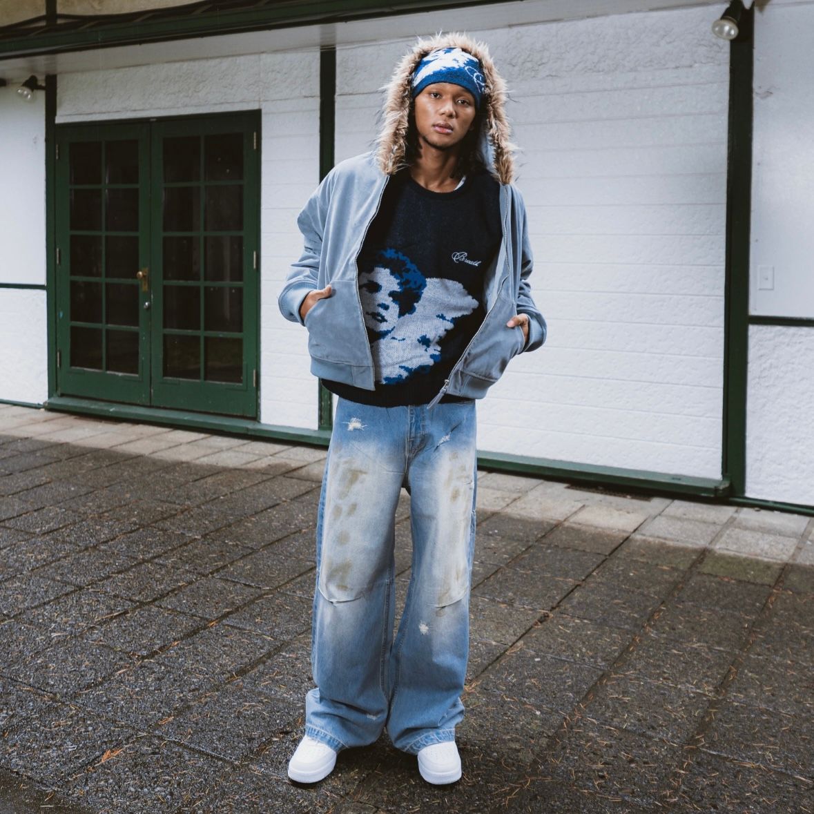 【残り一点】Angel Script Logo Beanie