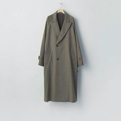 【残り一点】Wool Doeskin Oversized Peak Lapel Chester Coat