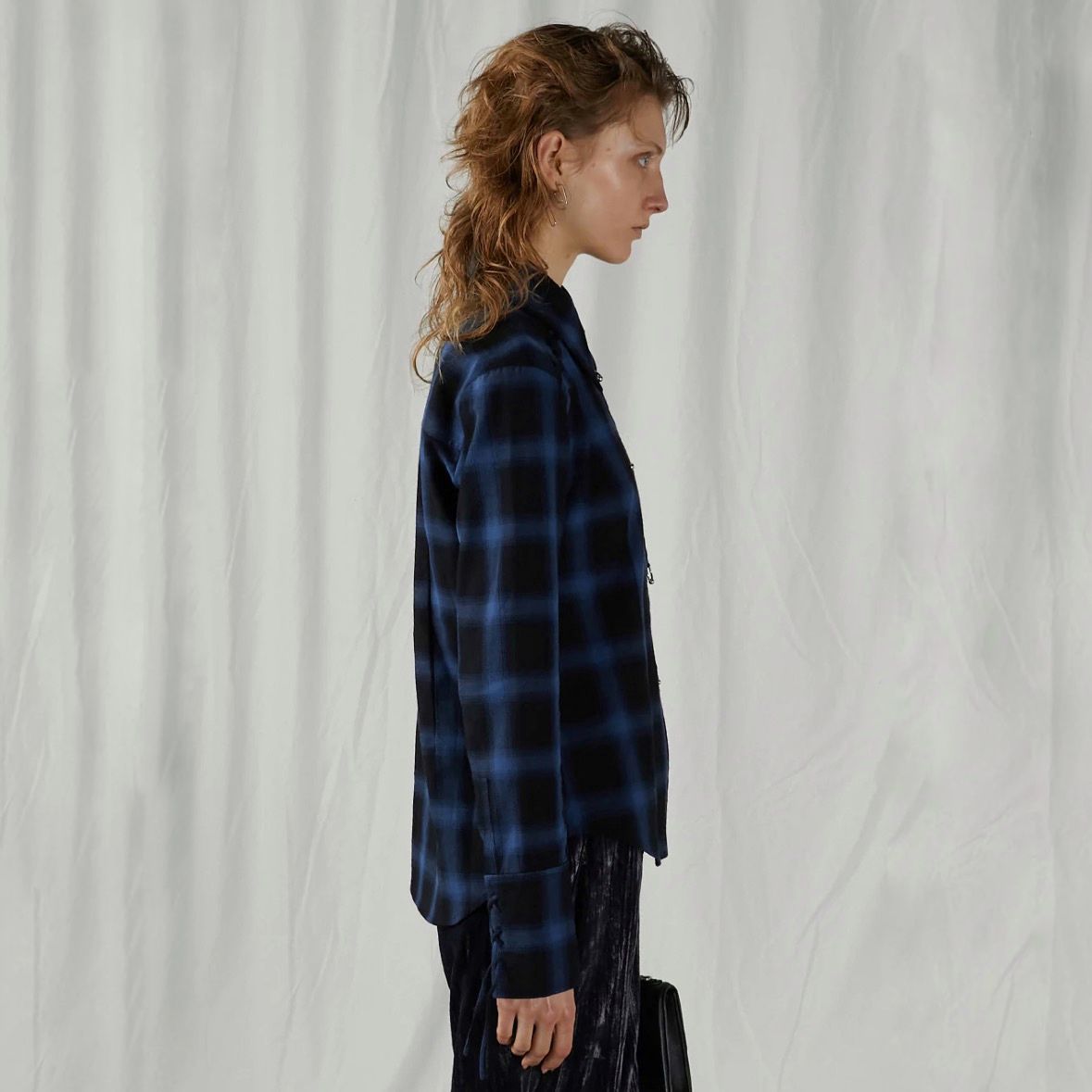 【残り一点】Multi Check Body Pierce Shirt