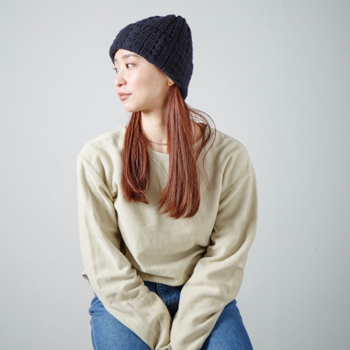【残り一点】Insideout Cable Knit Cap