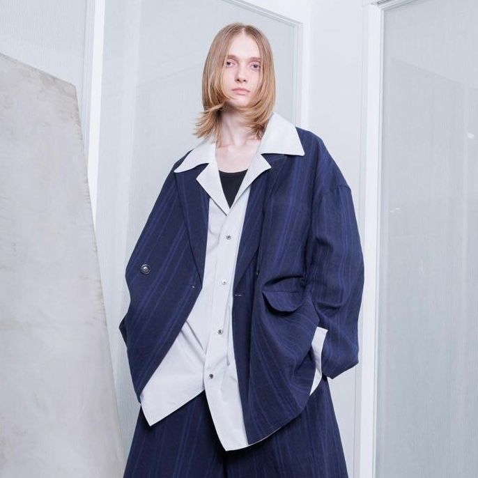 【残り一点】ダブルテーラードジャケット(LINEN/COTTON)