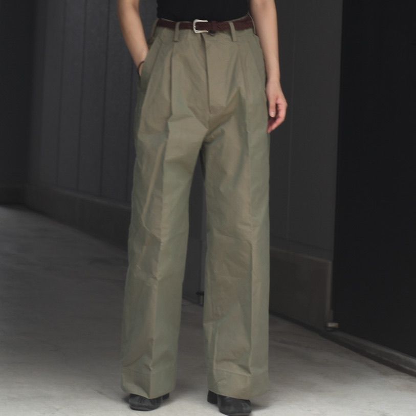 【残りわずか】2pleated Wide Trousers - 1(XS)