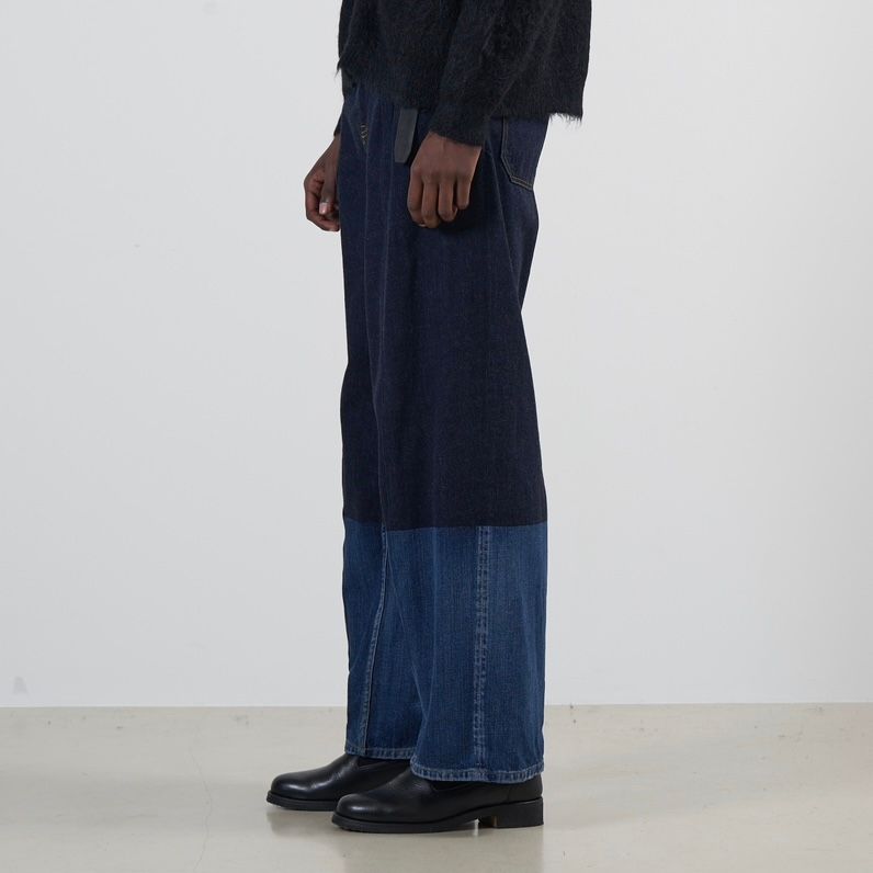 YOKE - 【残り一点】Laser Processed Denim Wide Leg Buggy Pants | ACRMTSM ONLINE  STORE