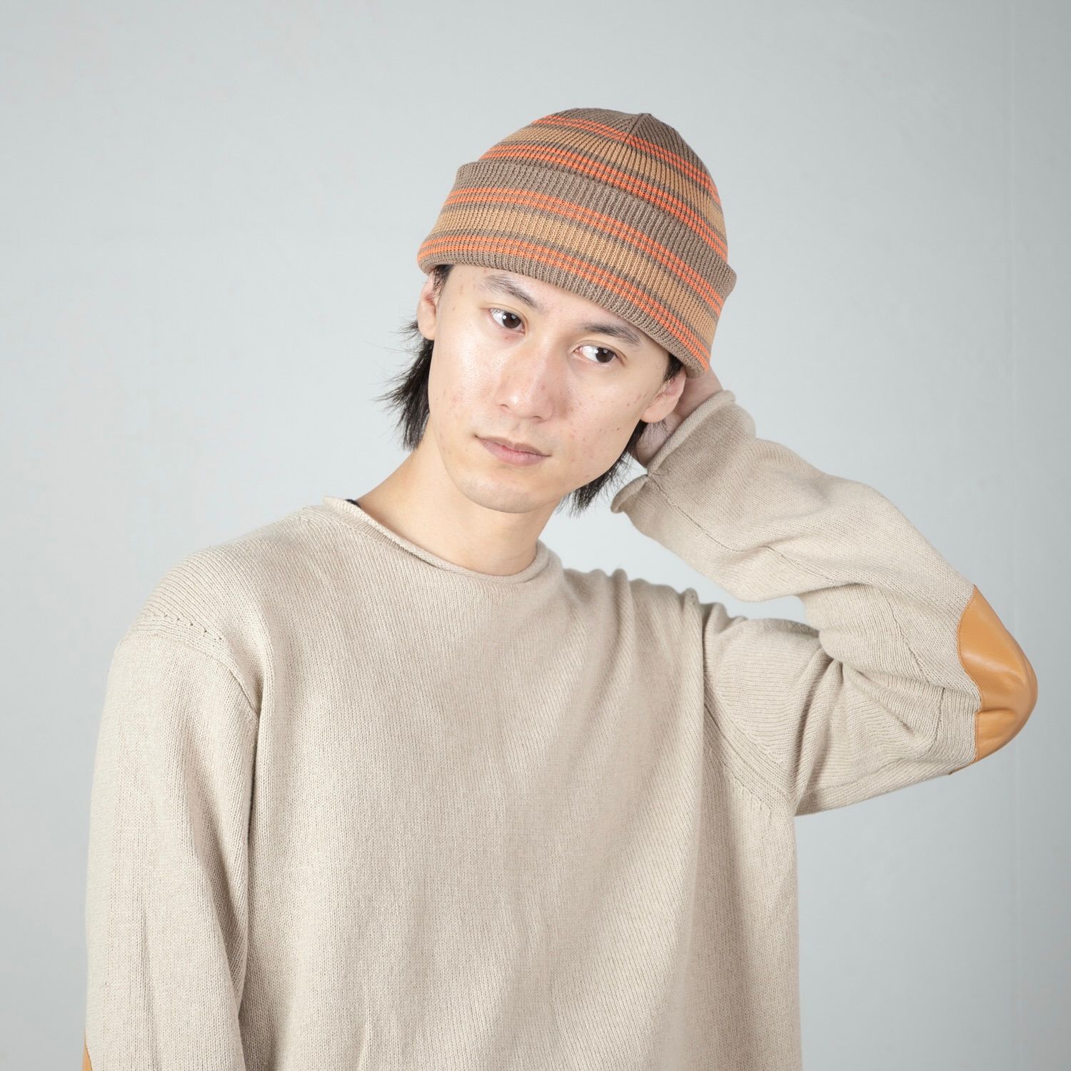 【残り一点】RV Border Short Beanie