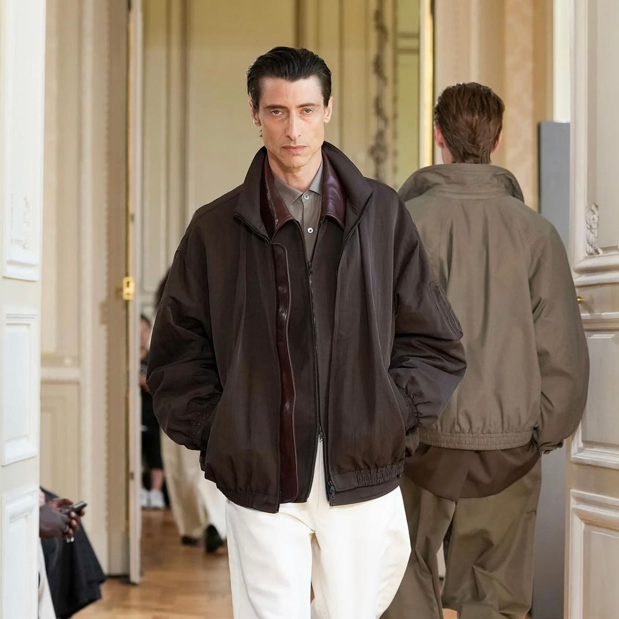 【再販売通知受付可能】Sulfur Dyed Brushed Chino Zip Jacket