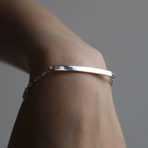 【お取り寄せ注文可能】Anchor ID Bracelet_S(WHITE)