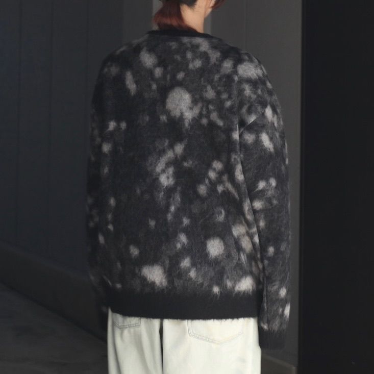 【残り一点】Kid Mohair Jacquard Cardigan