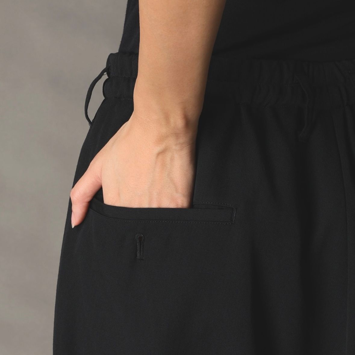 【残り一点】股下釦サルエルパンツ