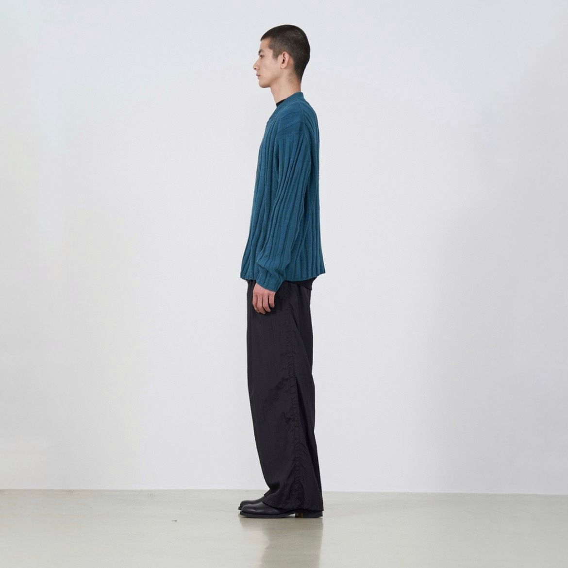 【残り一点】Random Rib Zip Knit Blouson