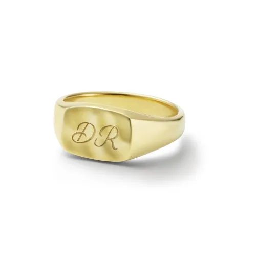 【お取り寄せ注文可能】Signet Ring No.3(K10 YELLOW GOLD)