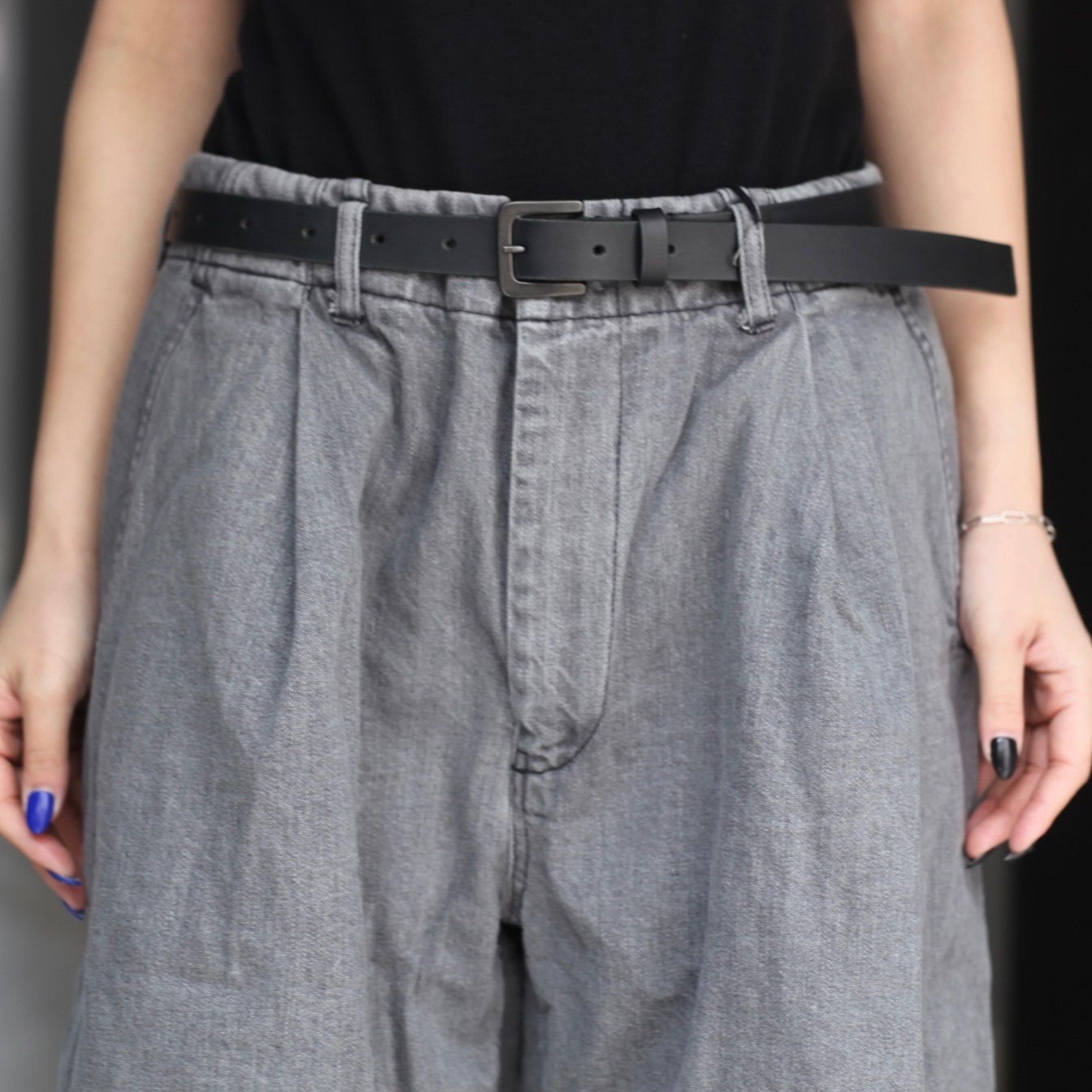 【残り一点】11.5ozブラックデニムショーツ(USED)