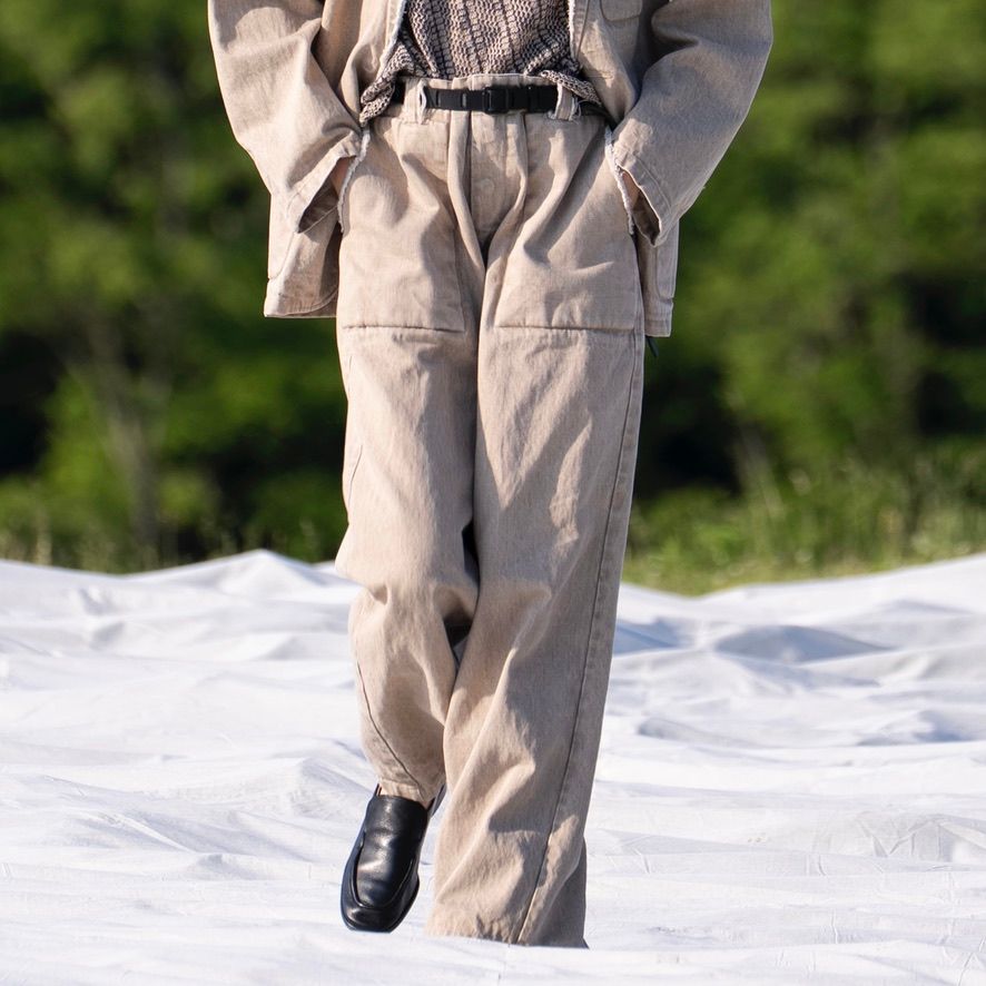 【残り一点】Denim Cut Off Buggy Pants