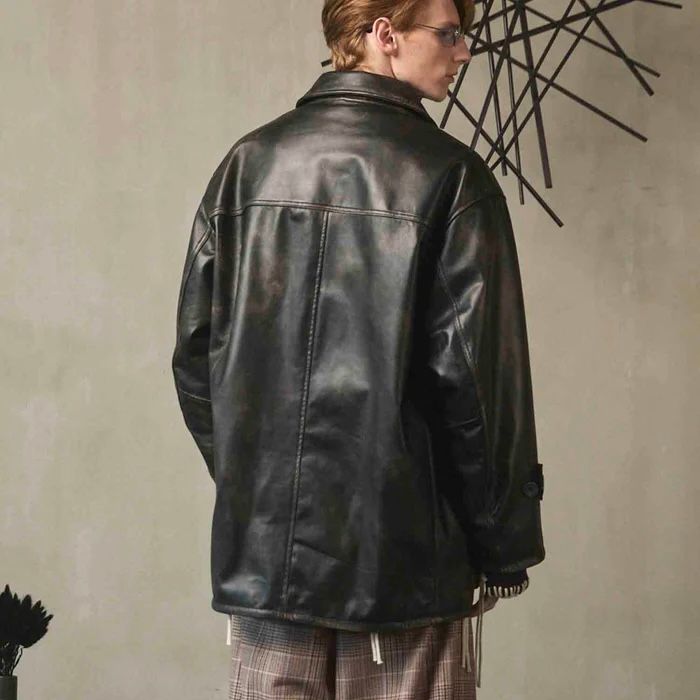 【残り一点】Sheep Leather Car Coat