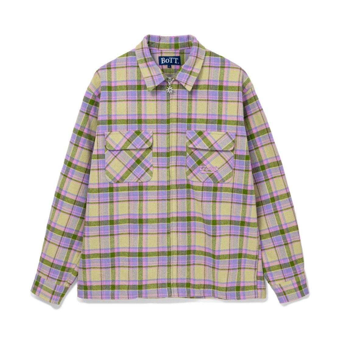 【残り一点】Zip-up Flannel Shirt