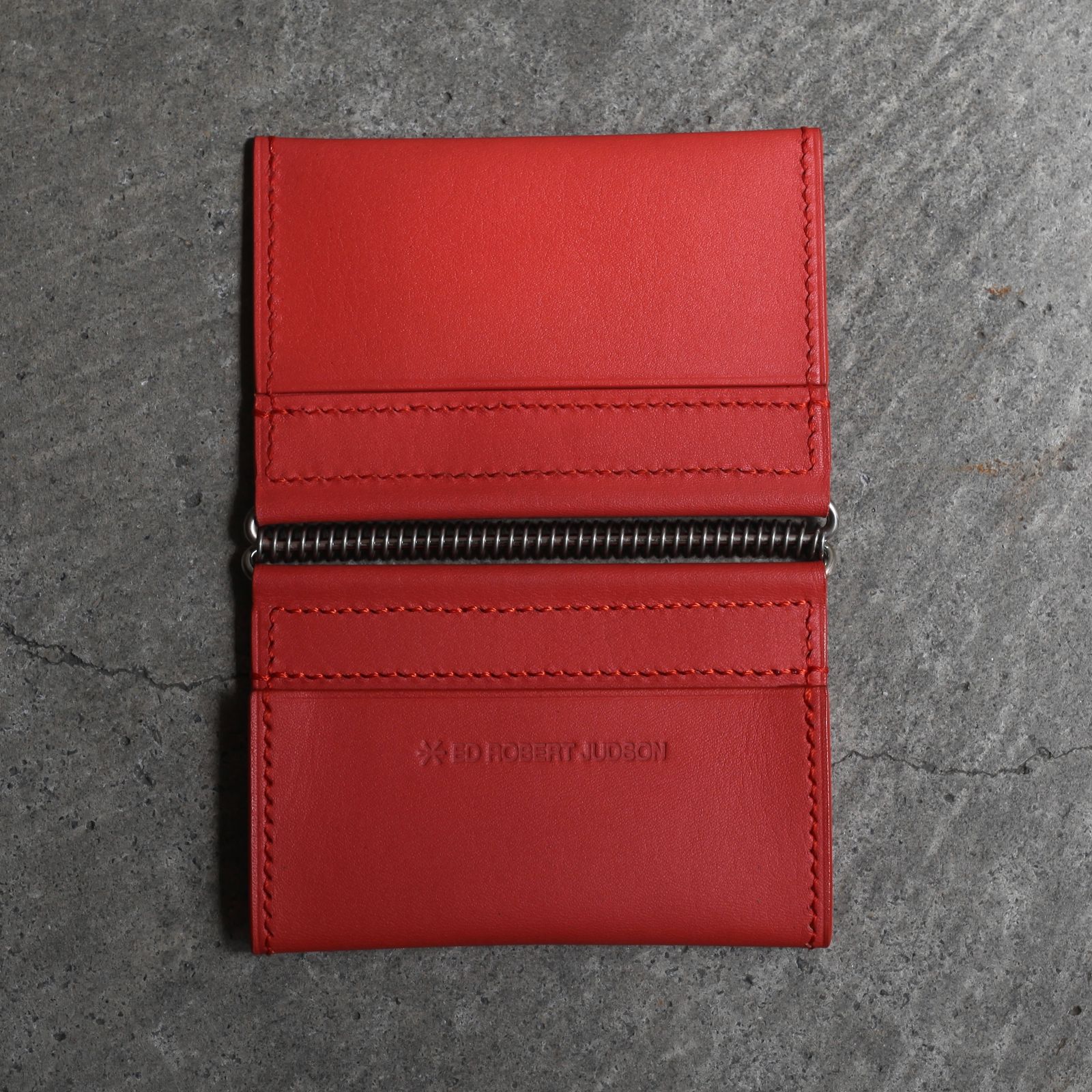 【残り一点】Coil Spring Card Case(HELIX_COW)
