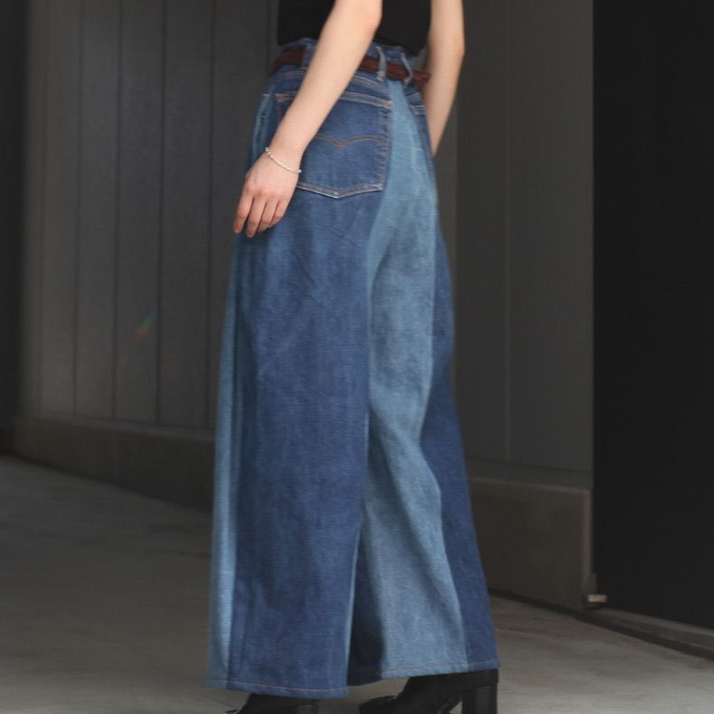 新品未使用〉SHINYAKOZUKA/DENIM BAGGY PANTS 超格安価格 7200円引き