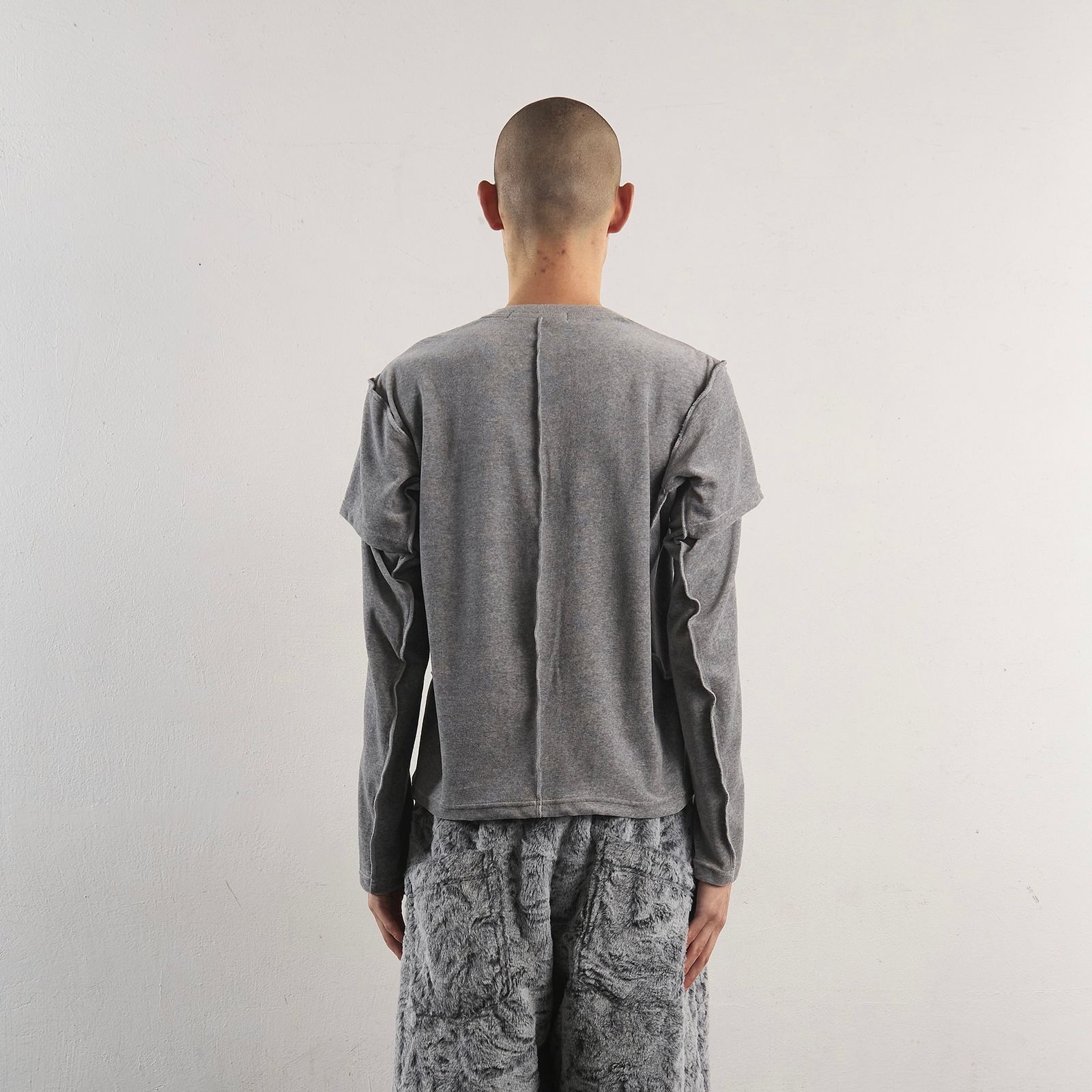 【残りわずか】Velour Double Layer Long Sleeve T-shirt