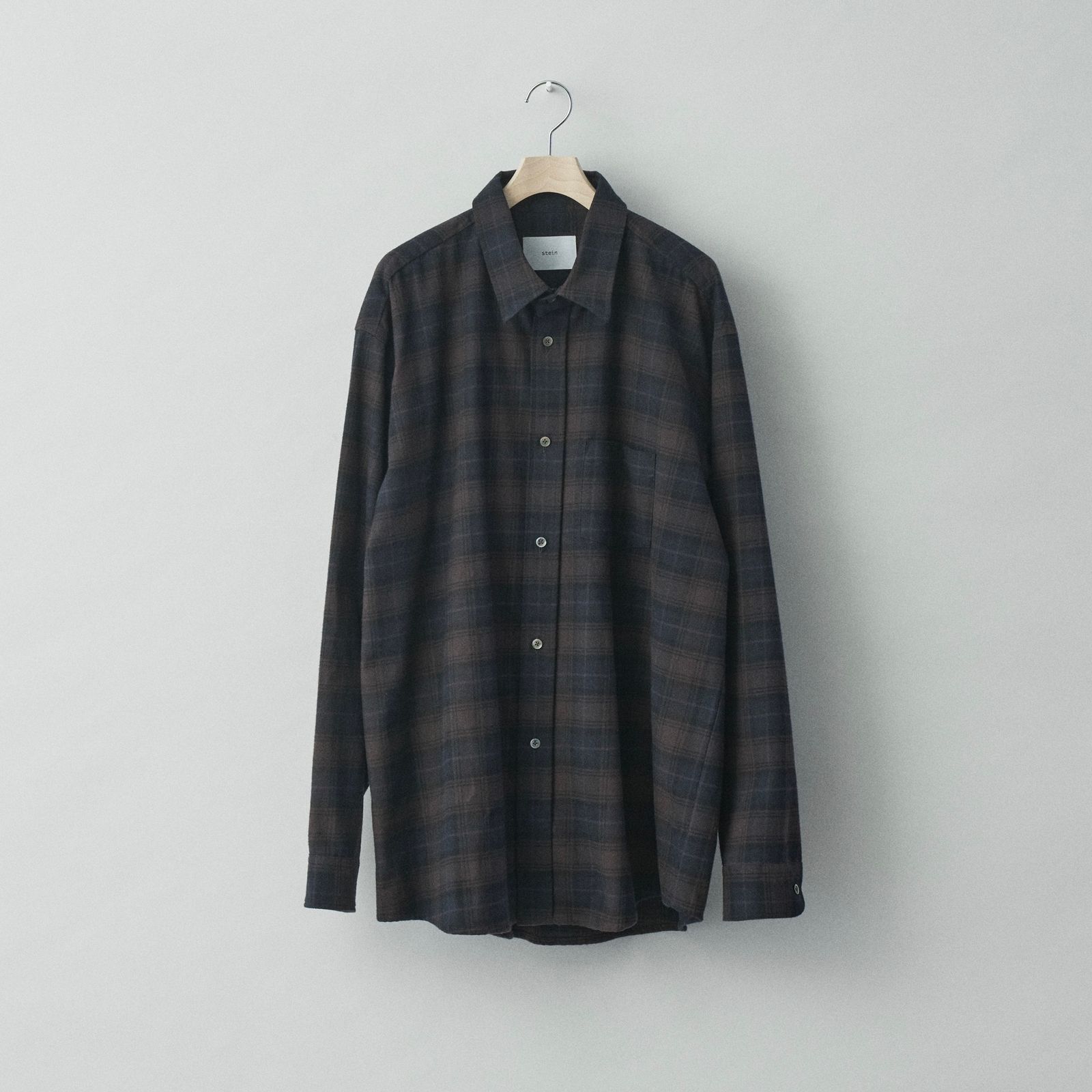 stein - 【残りわずか】Oversized Cotton Flannel Shirt | ACRMTSM